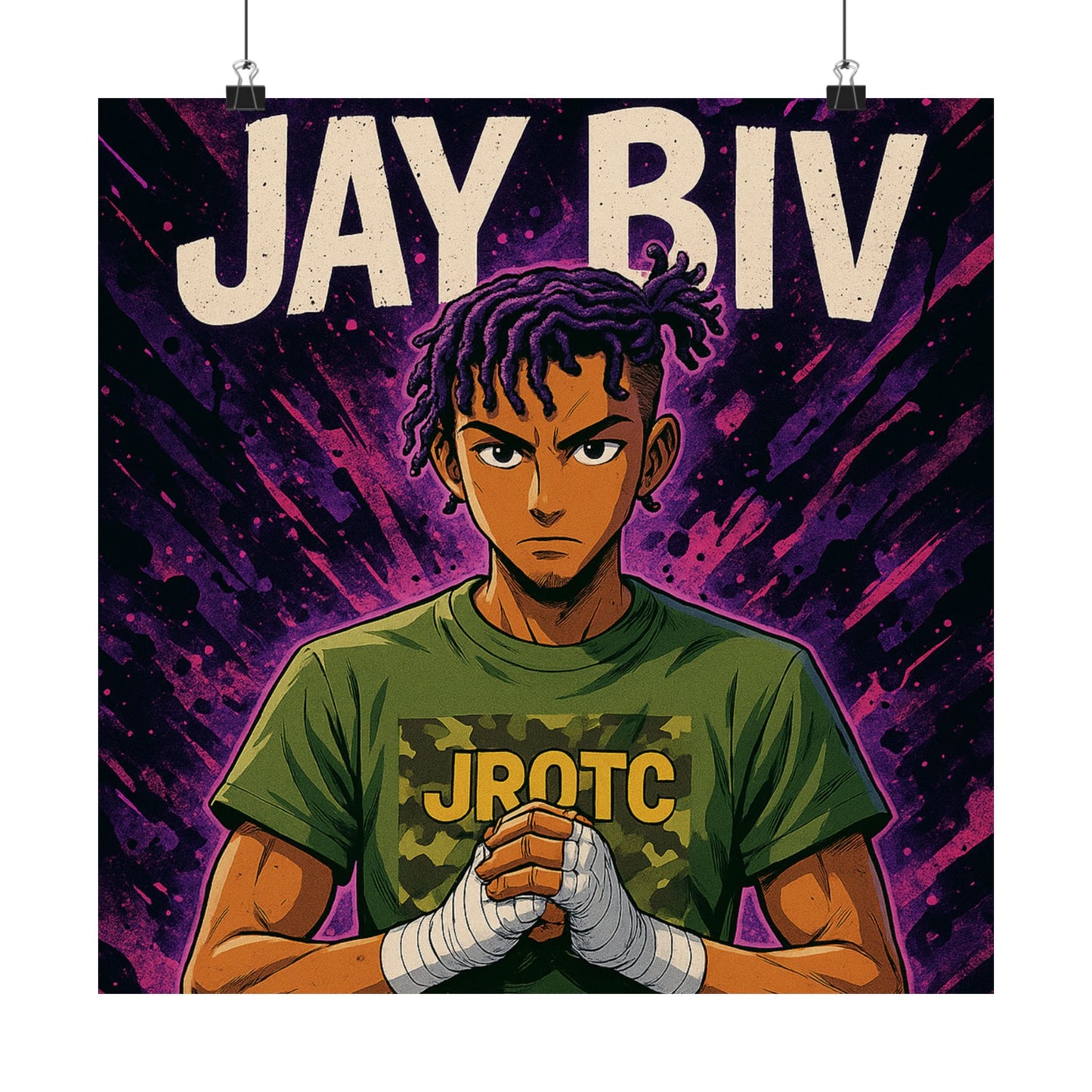 THE JROTC ANIME POSTER: JAY BIV