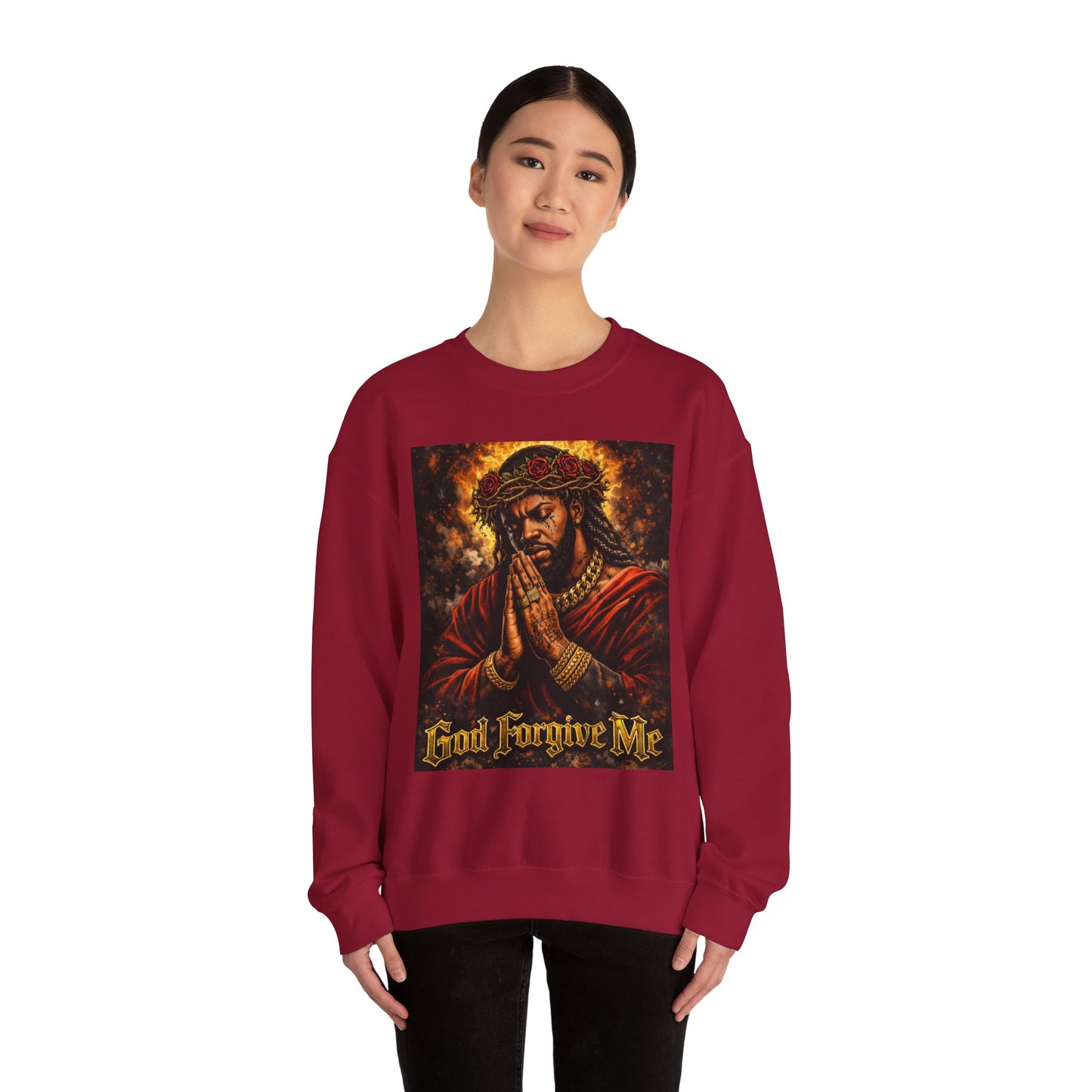 GSA BY JR God Forgive Me, Men's Sweatshirt