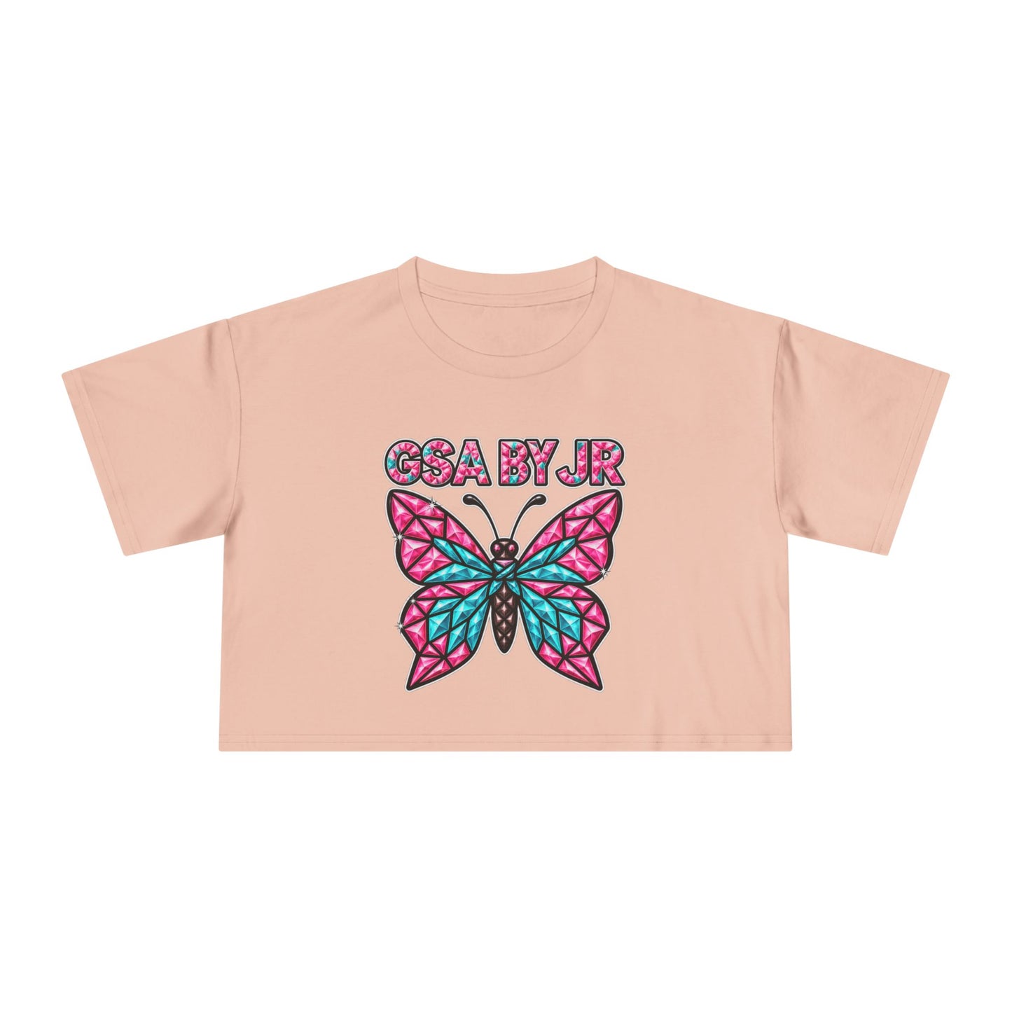 Butterfly Graphic Crop Tee