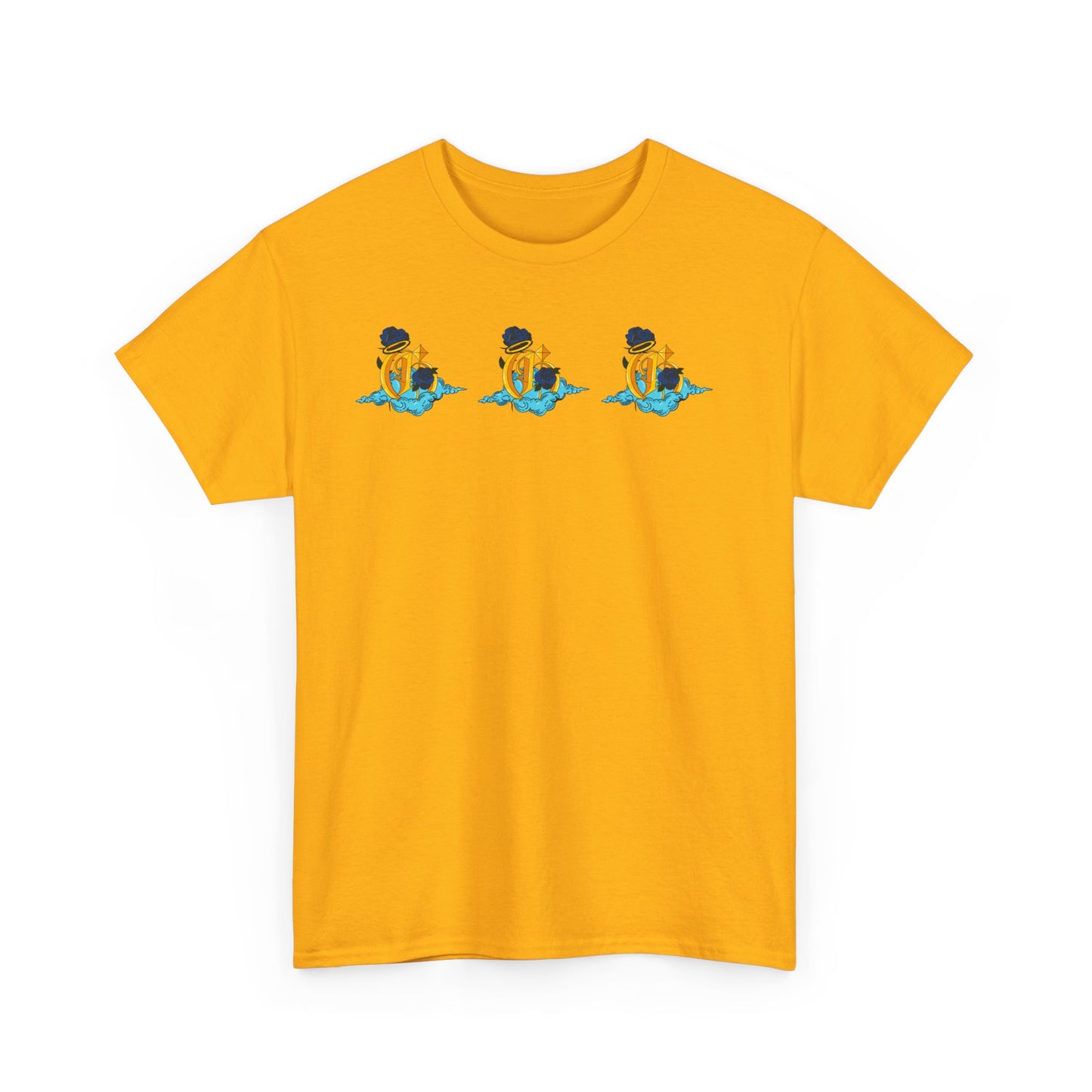 Godly Tee ( Blue/ Yellow )