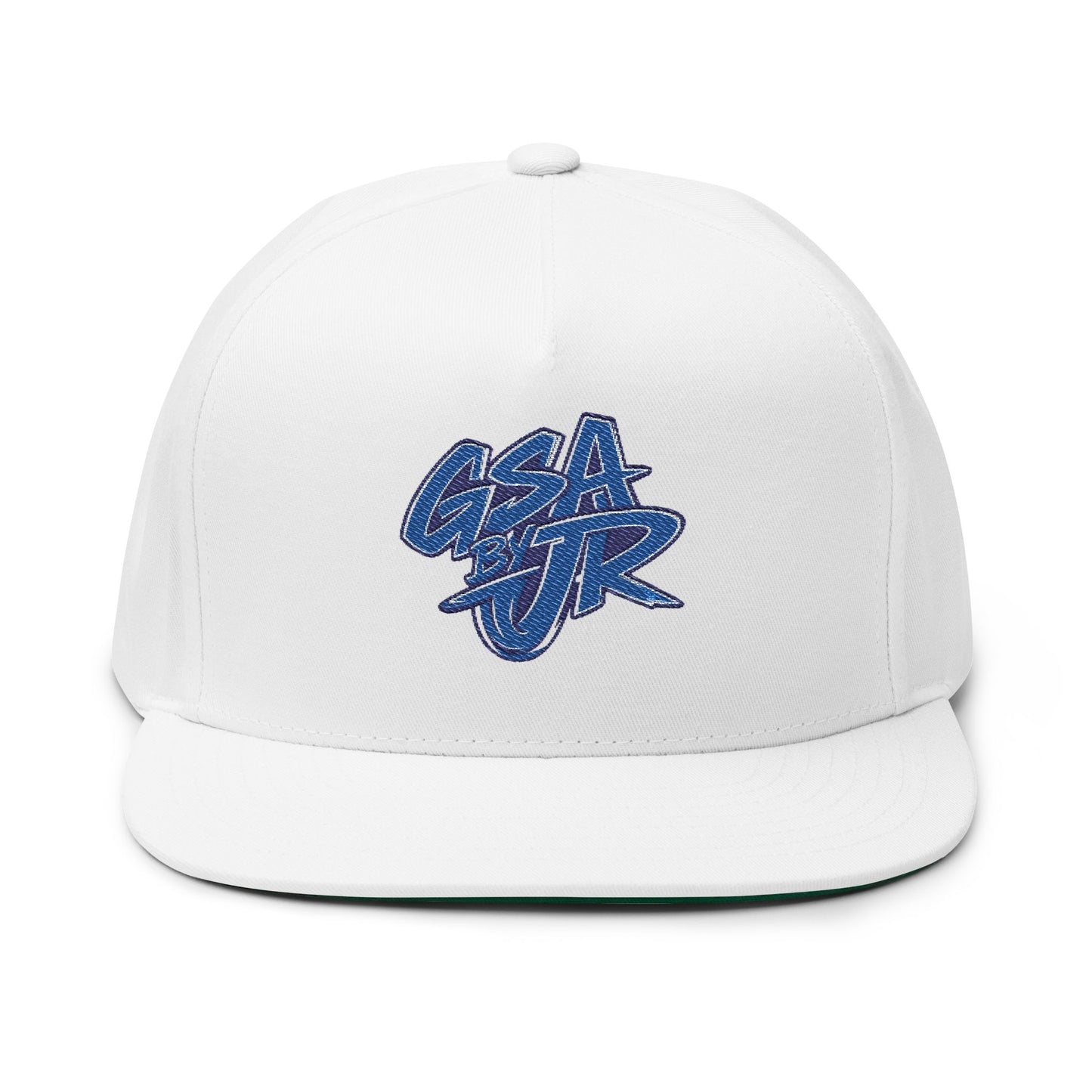 Blue Graffiti Flat Bill Cap