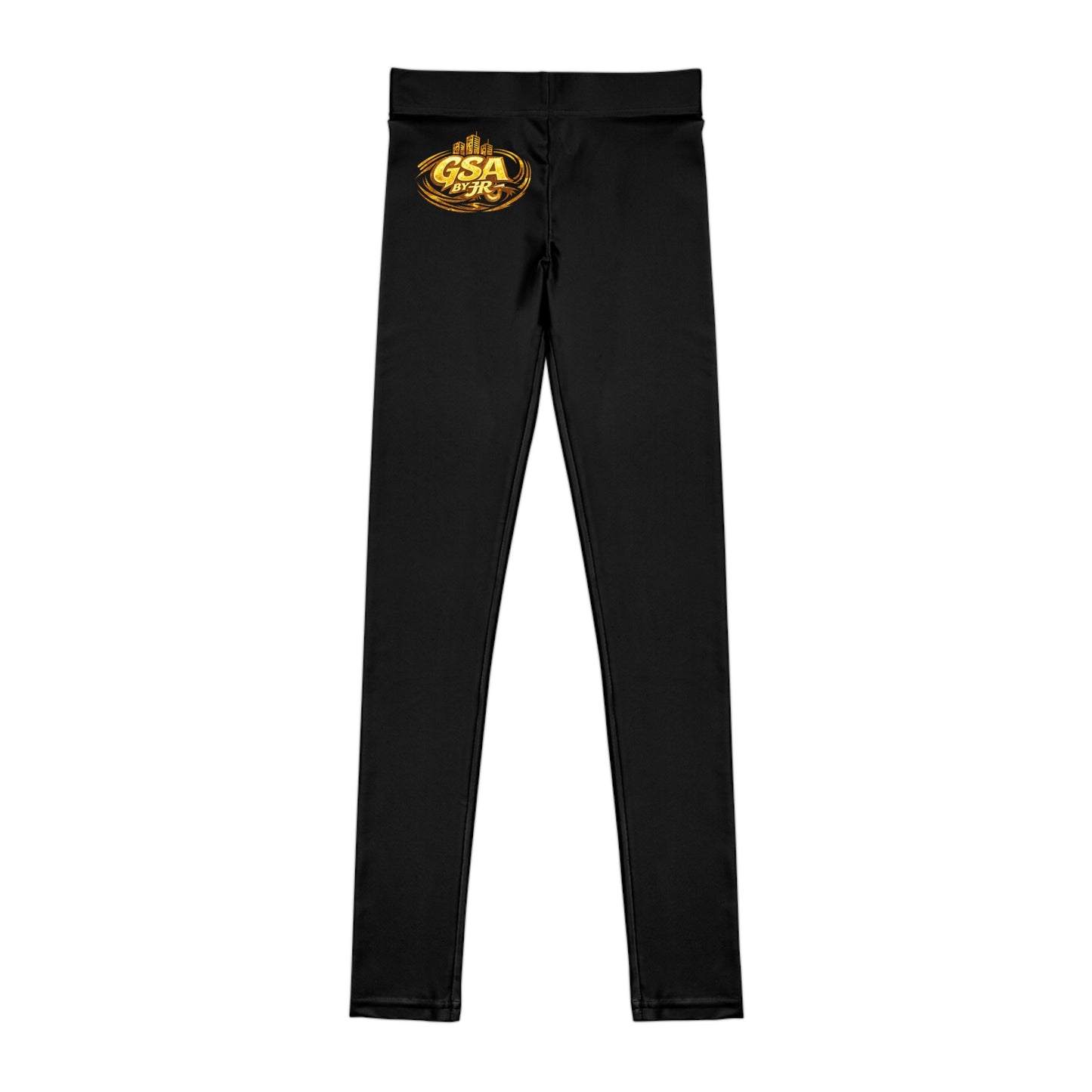 Youth Leggings - Gold/ Black