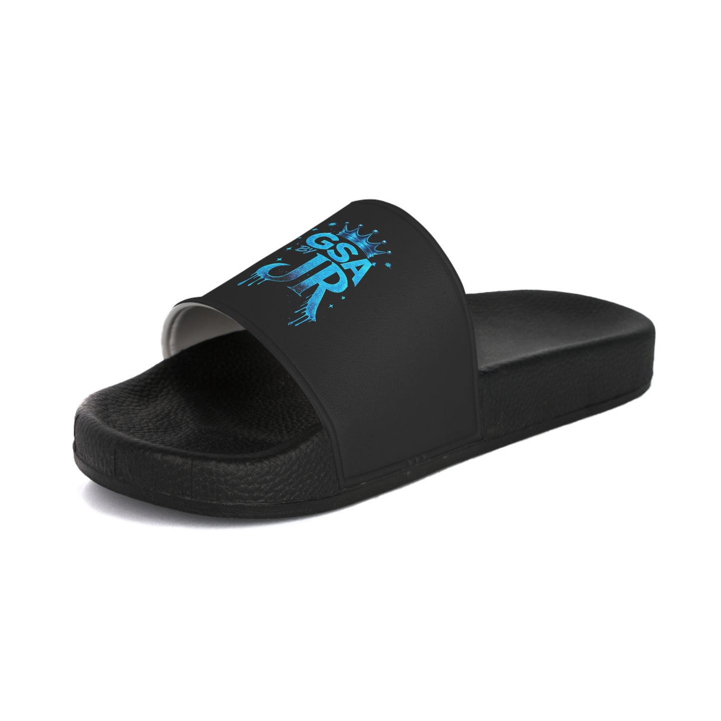 GSA BY JR Women's Slide Sandals – Black & Blue