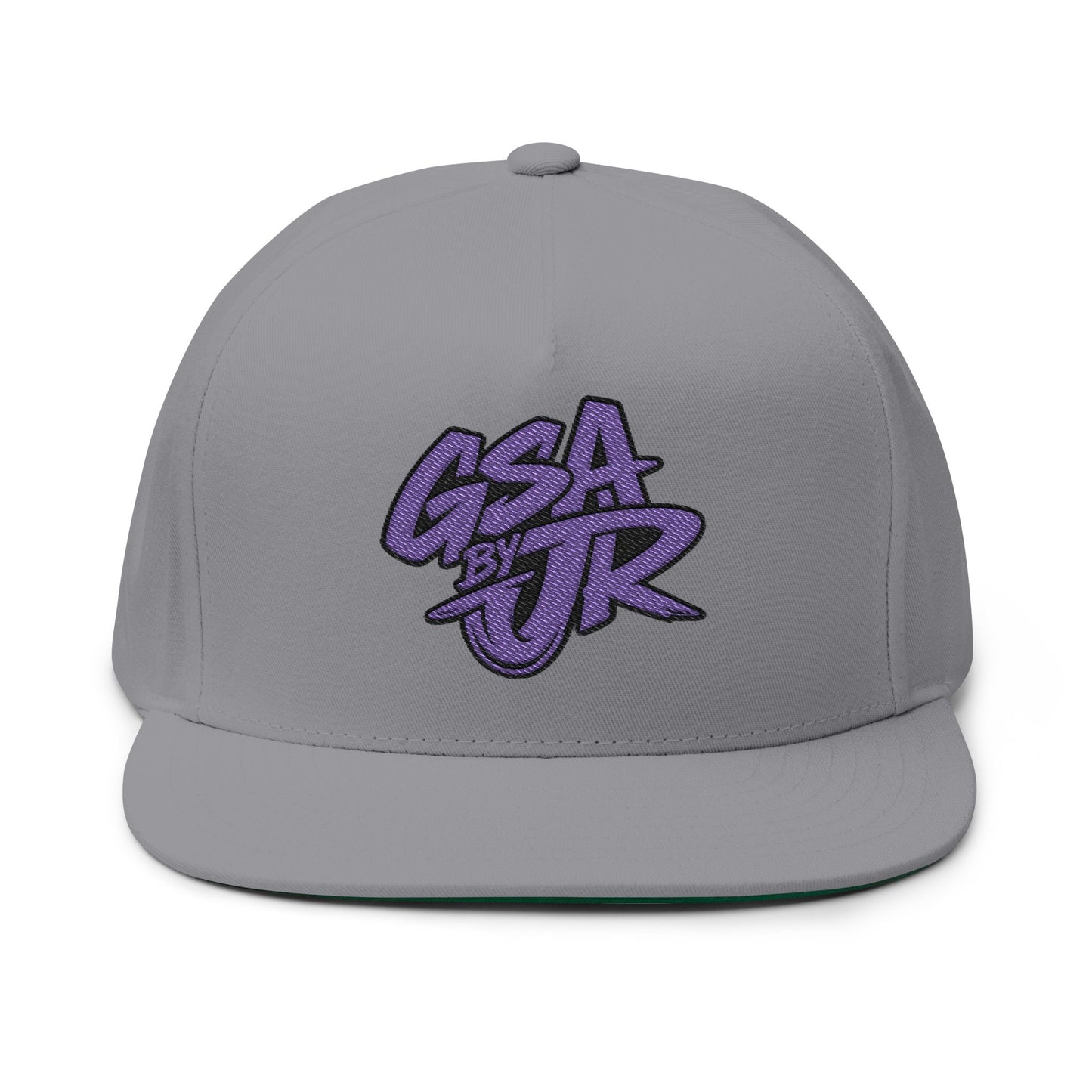 Purple Graffiti Flat Bill Cap