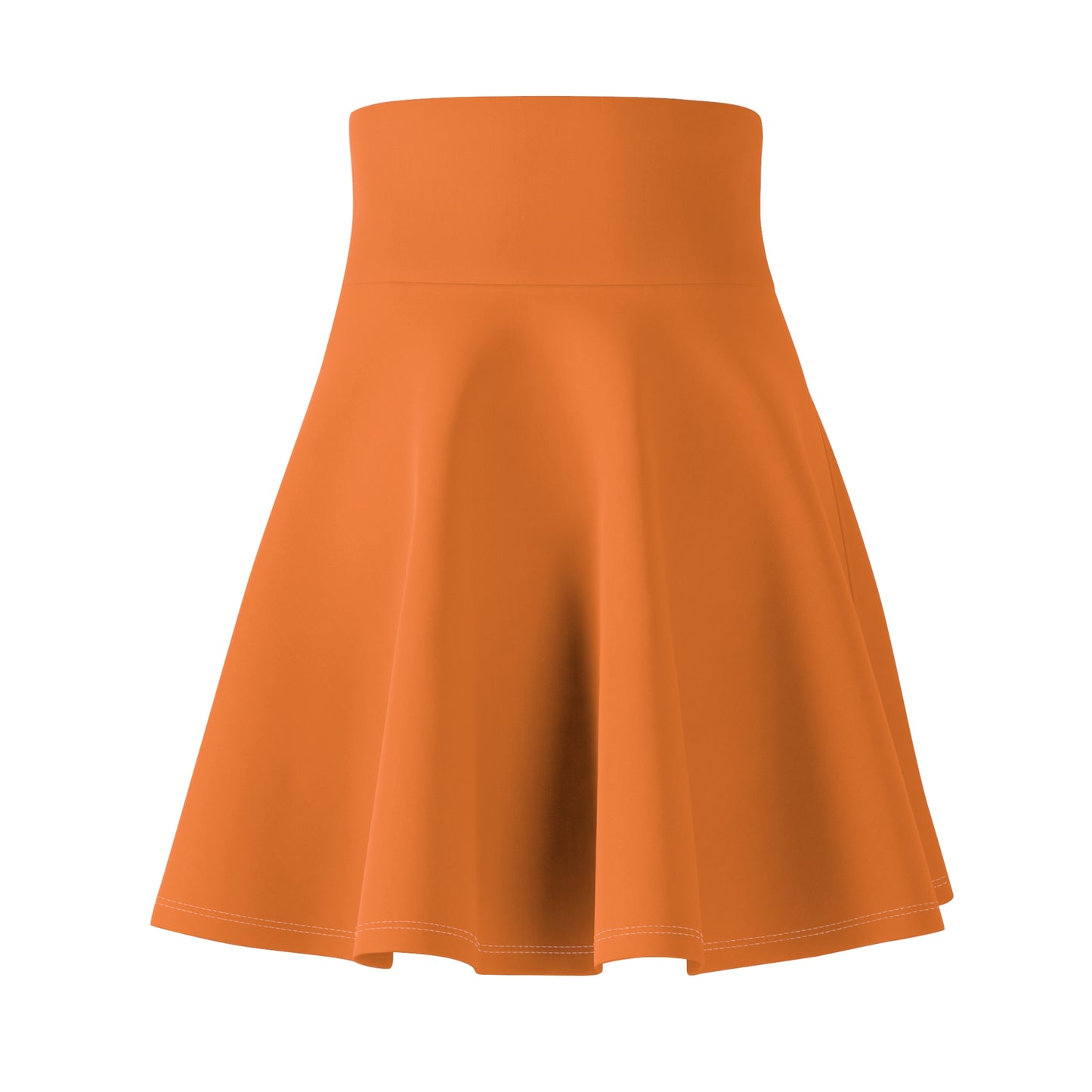 Orange Skater Skirt