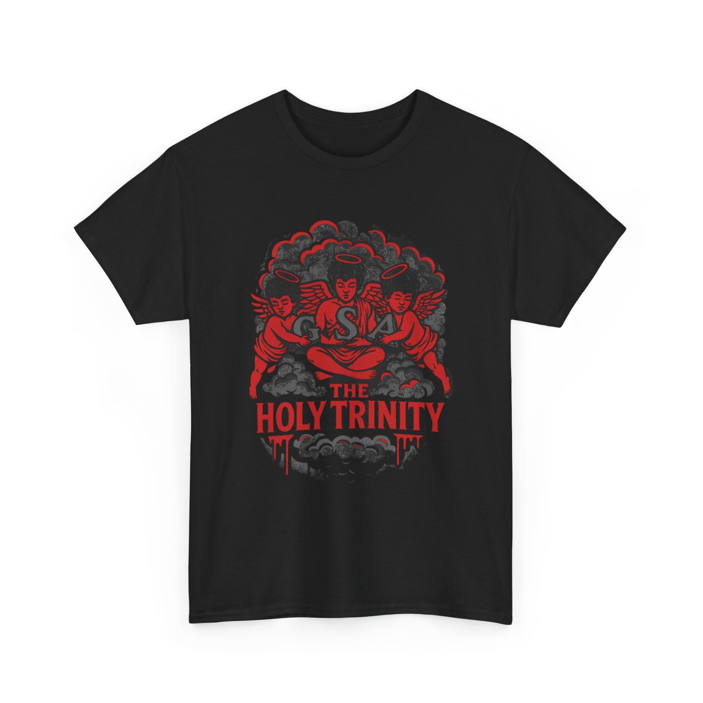 GSA BY JR ' Holy Trinity Tee ( Red & Black )