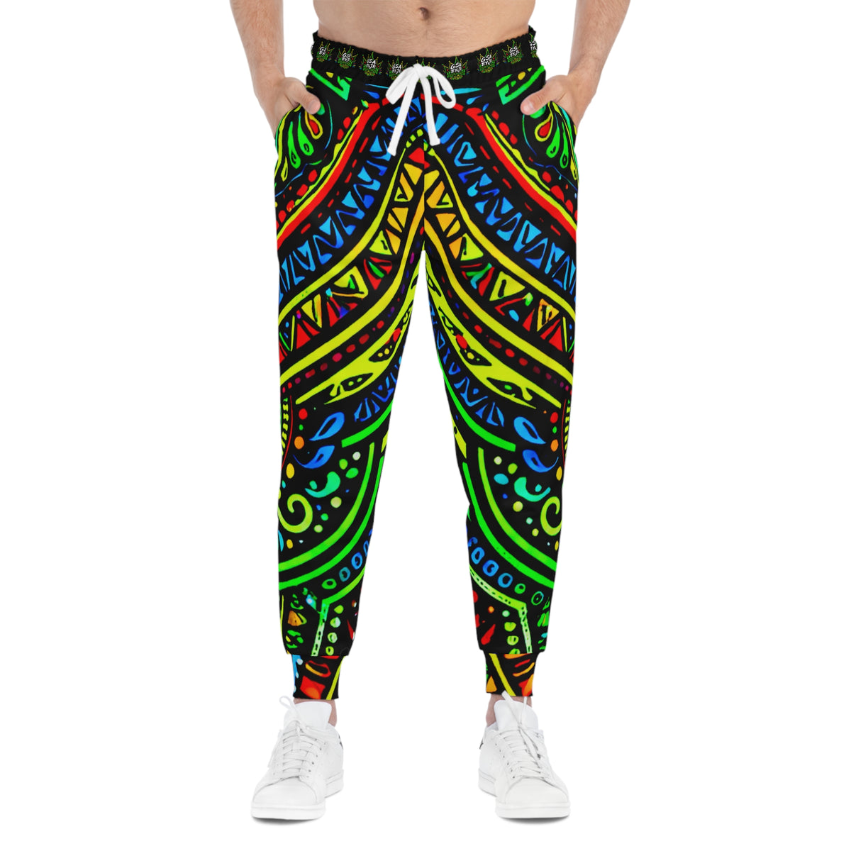 Tribal Neon Mandala Joggers