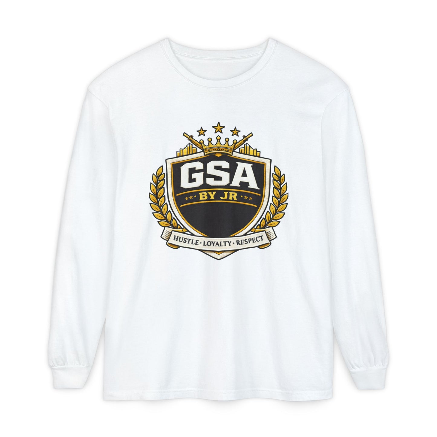 GSA BY JR Crest Long Sleeve Tee