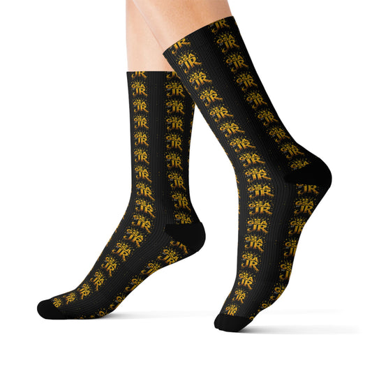 Gold Crew Socks
