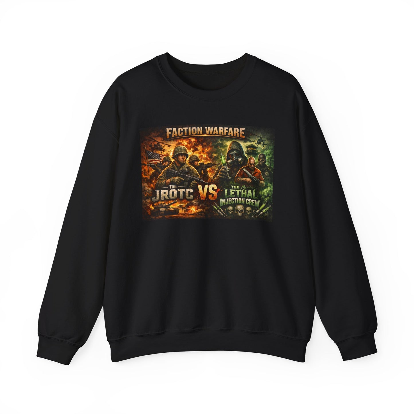 THE JROTC ' WARFARE SWEATSHIRT