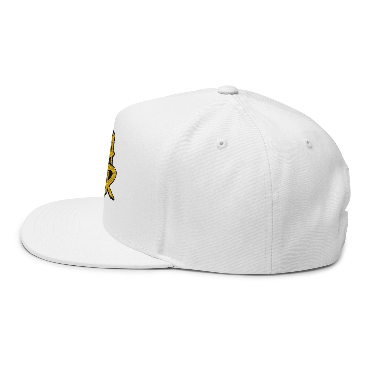 Yellow Graffiti Flat Bill Cap