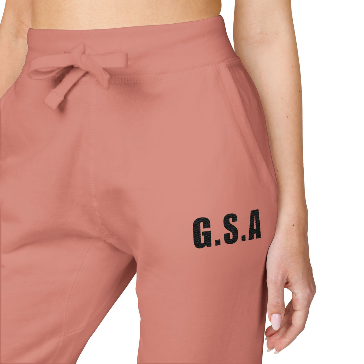 Embroidered Fleece Sweatpants