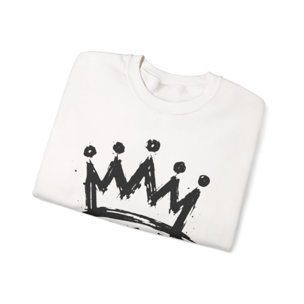 Black Crown' Crewneck Sweatshirt