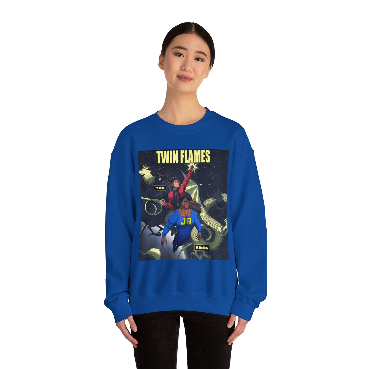 JR LINDSEY ' TWIN FLAMES SWEATSHIRT