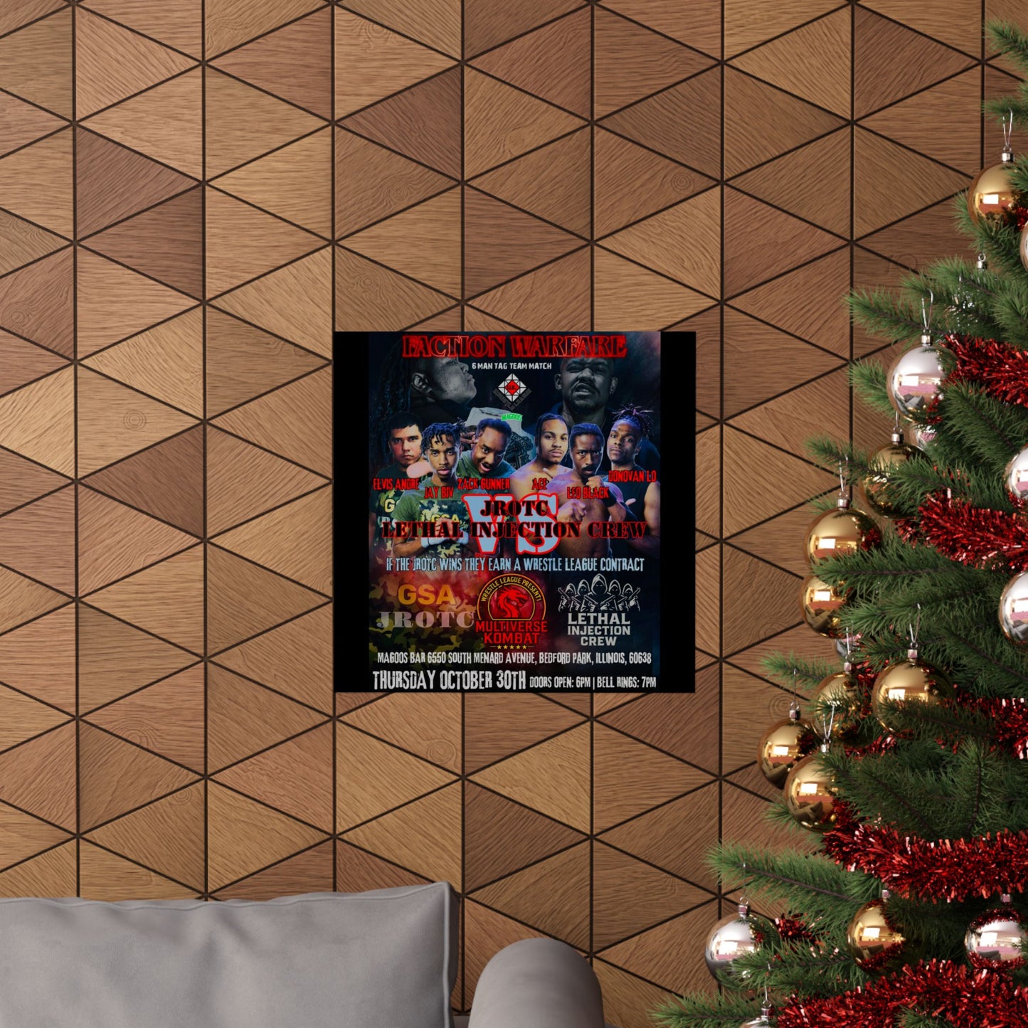 THE JROTC VS LIC POSTER ( Multiverse Kombat ) - Version 1
