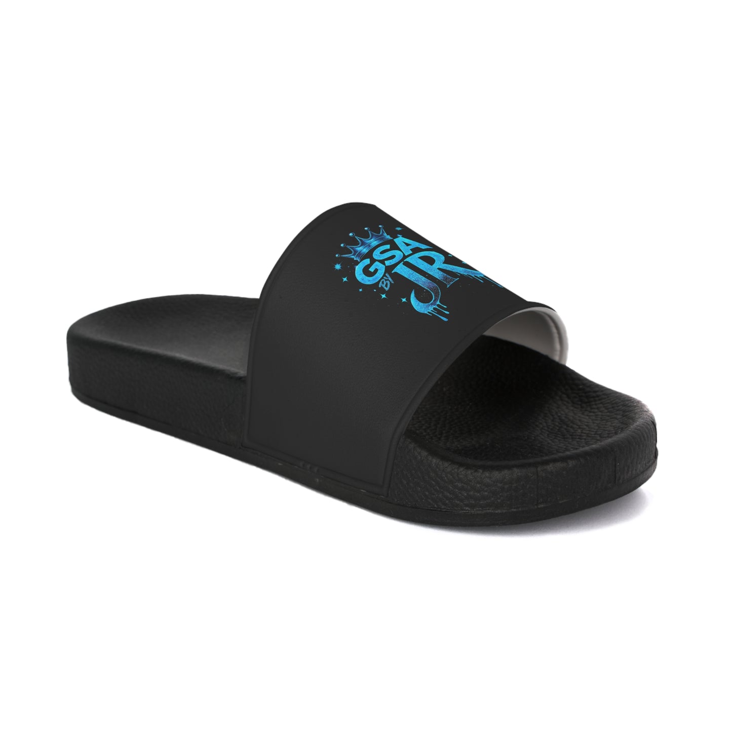 GSA BY JR Women's Slide Sandals – Black & Blue