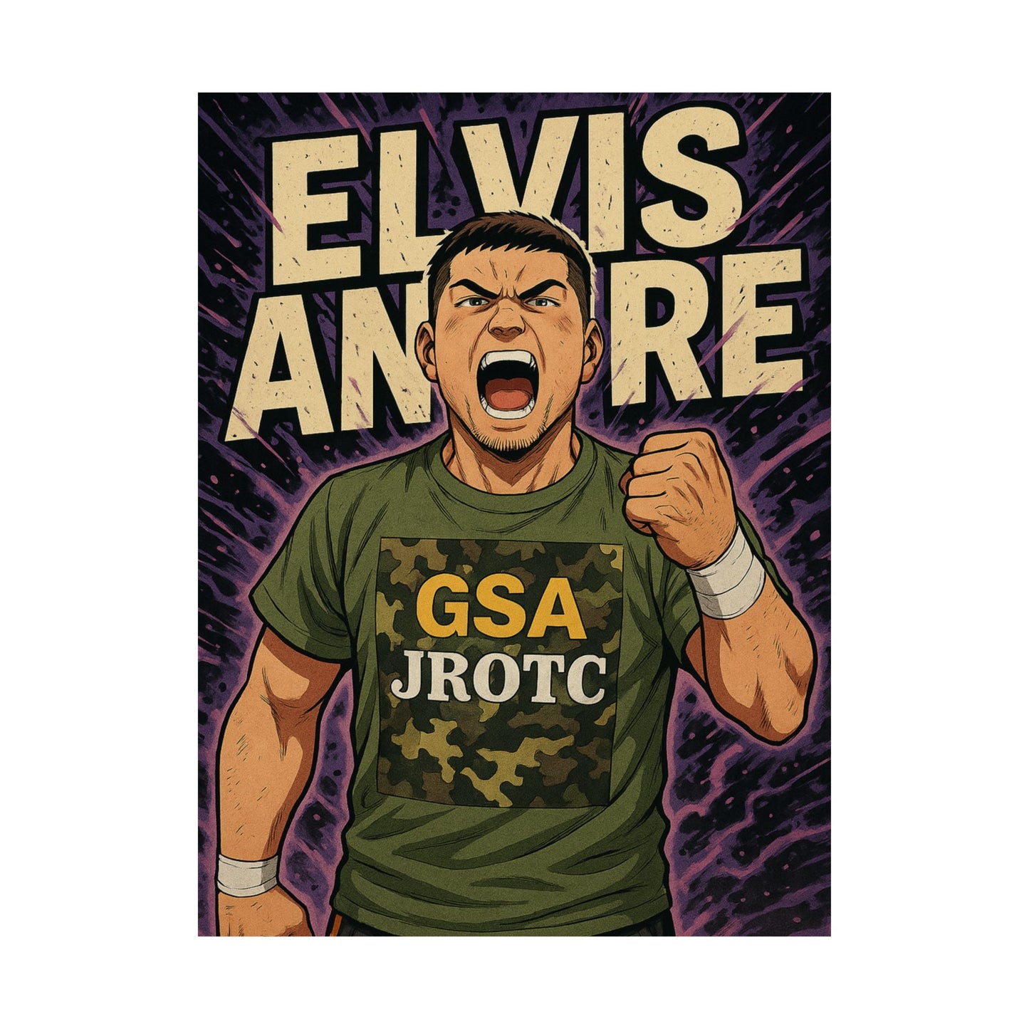 THE JROTC ANIME POSTER: ELVIS ANDRE