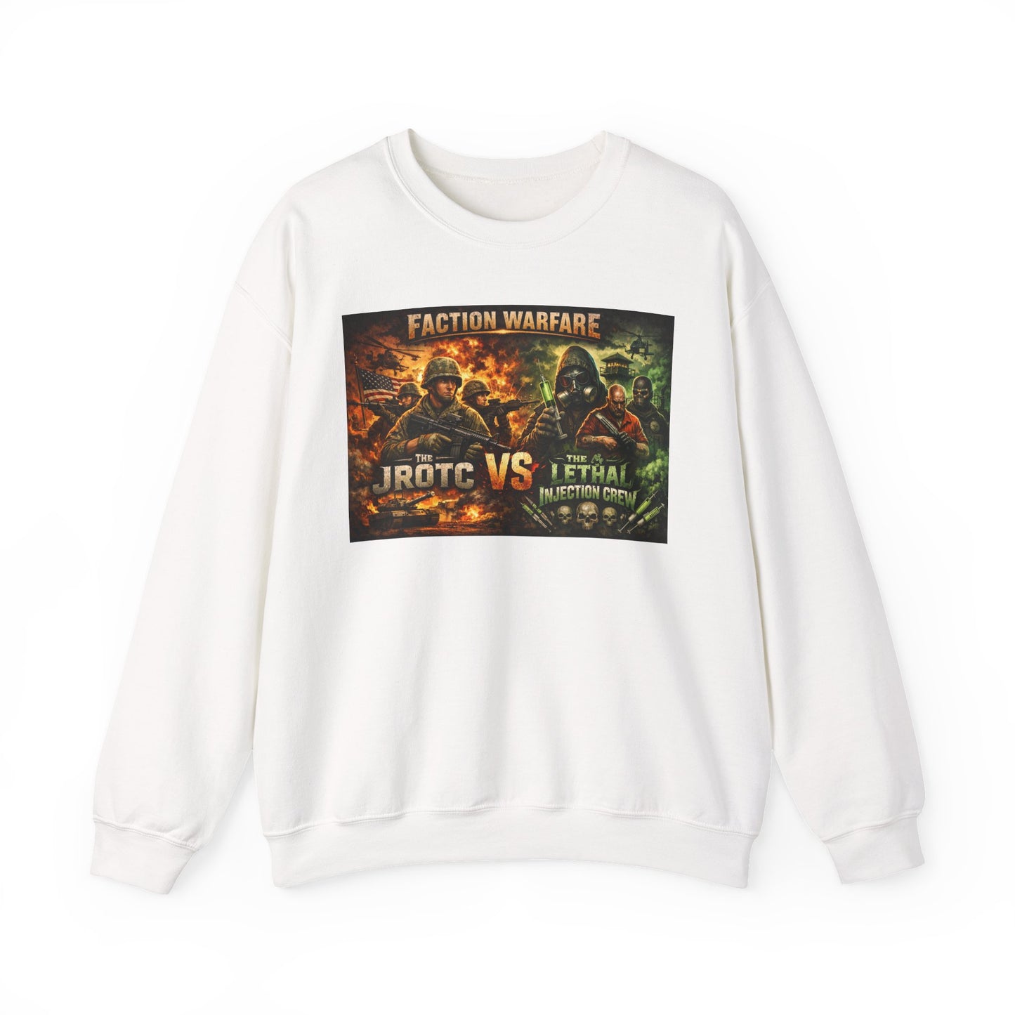 THE JROTC ' WARFARE SWEATSHIRT