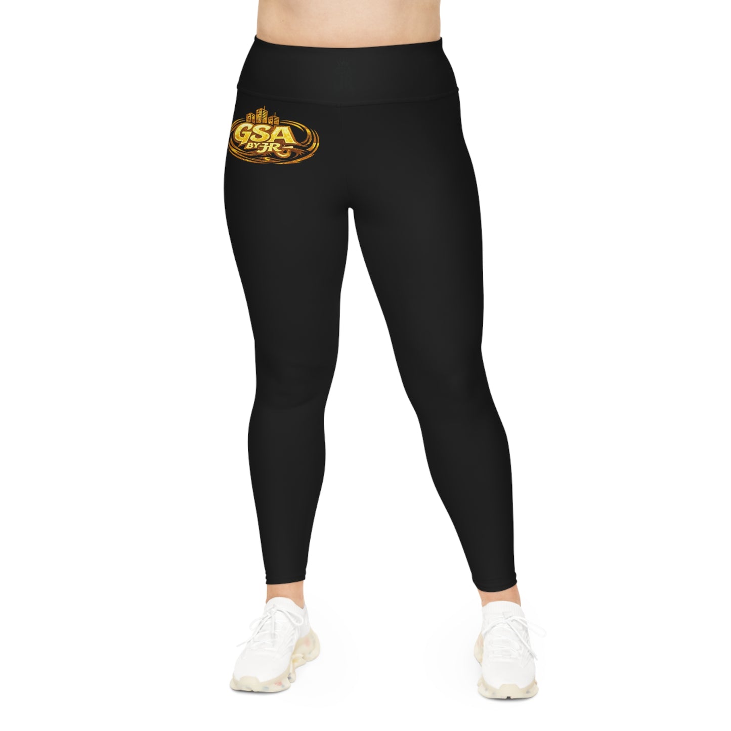 GSA BY JR Women's Plus Sized Leggings - Gold GSA