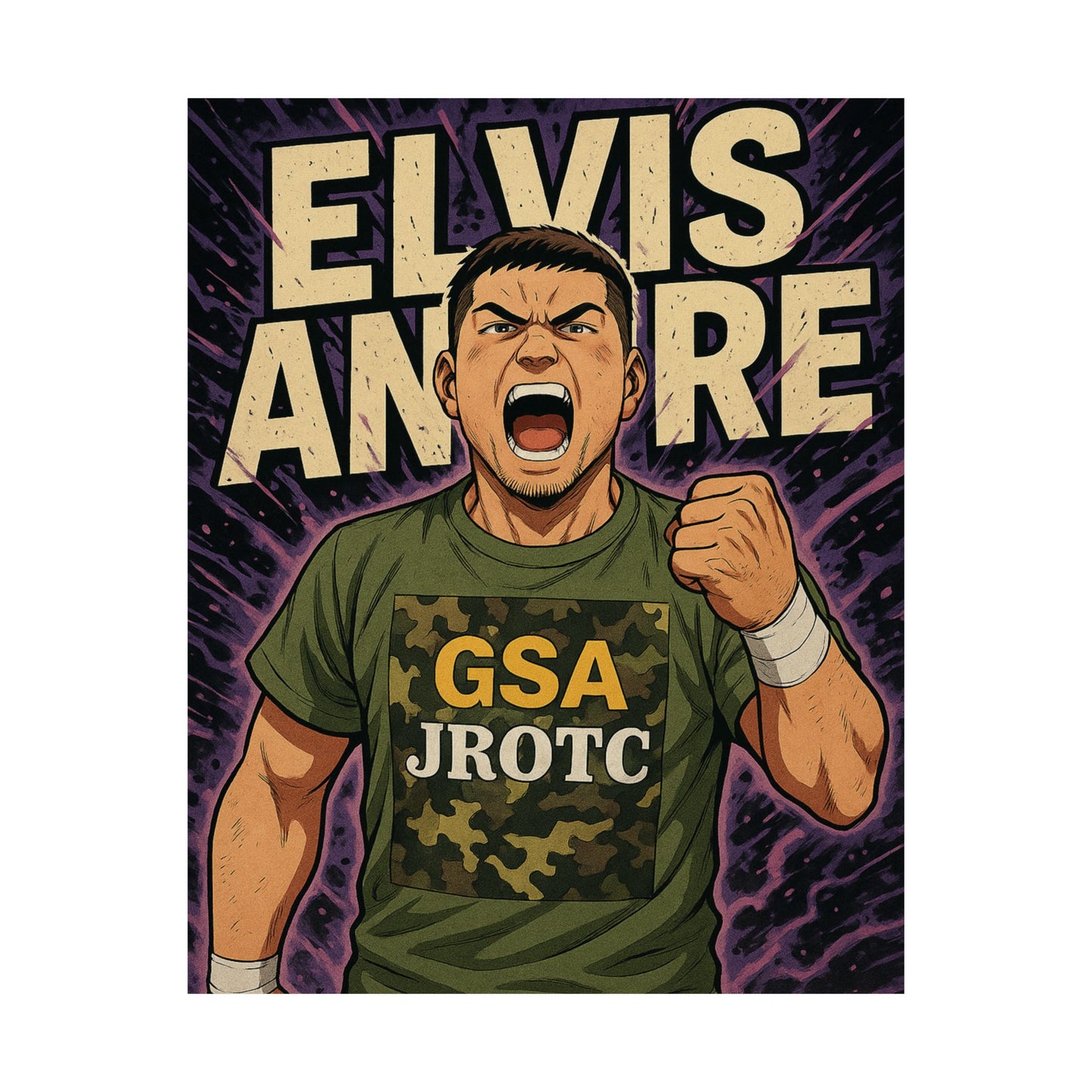 THE JROTC ANIME POSTER: ELVIS ANDRE