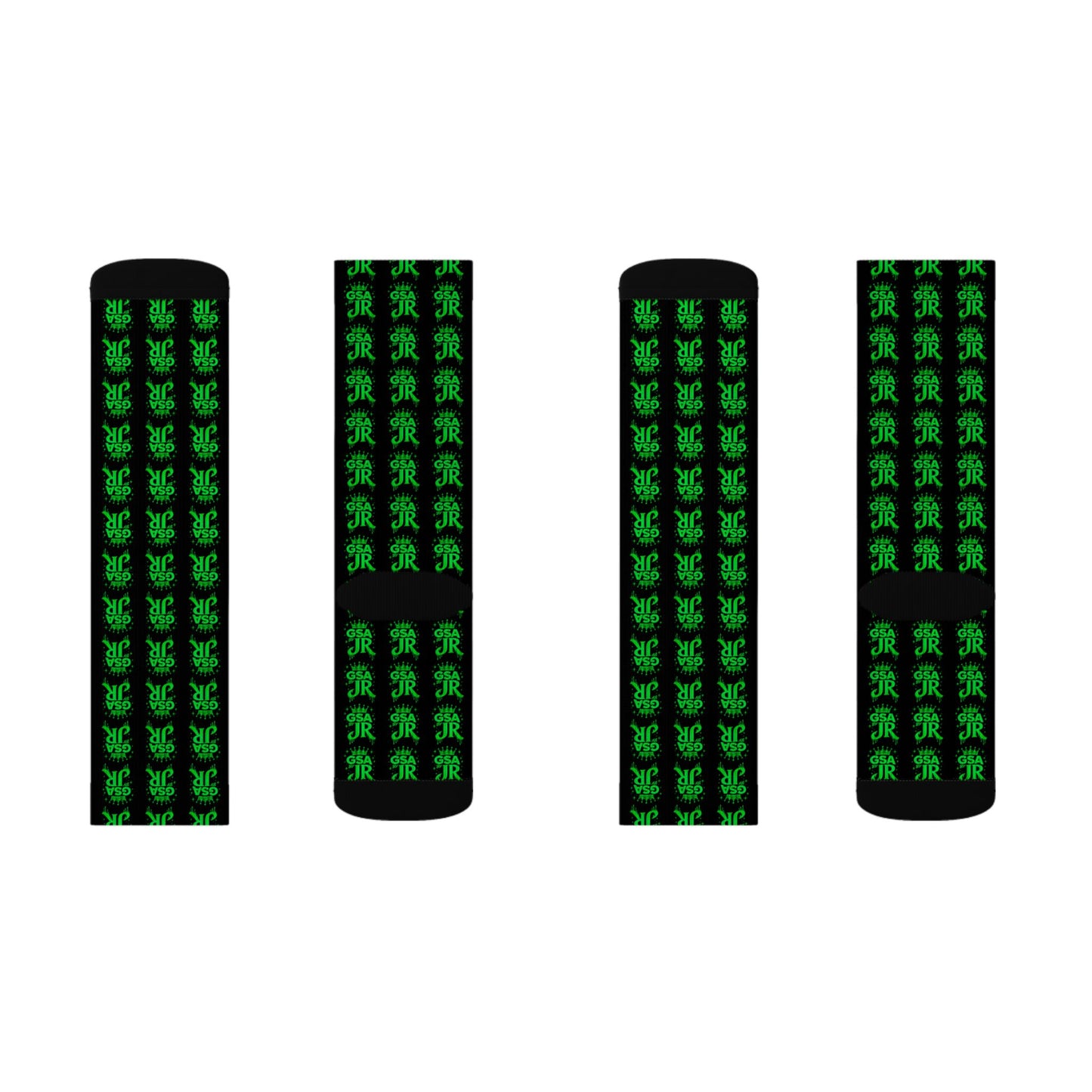 Green Crew Socks