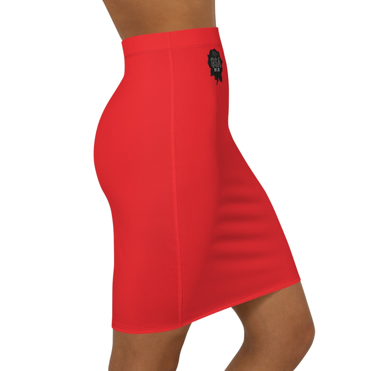 Pencil Skirt - Black Emblem