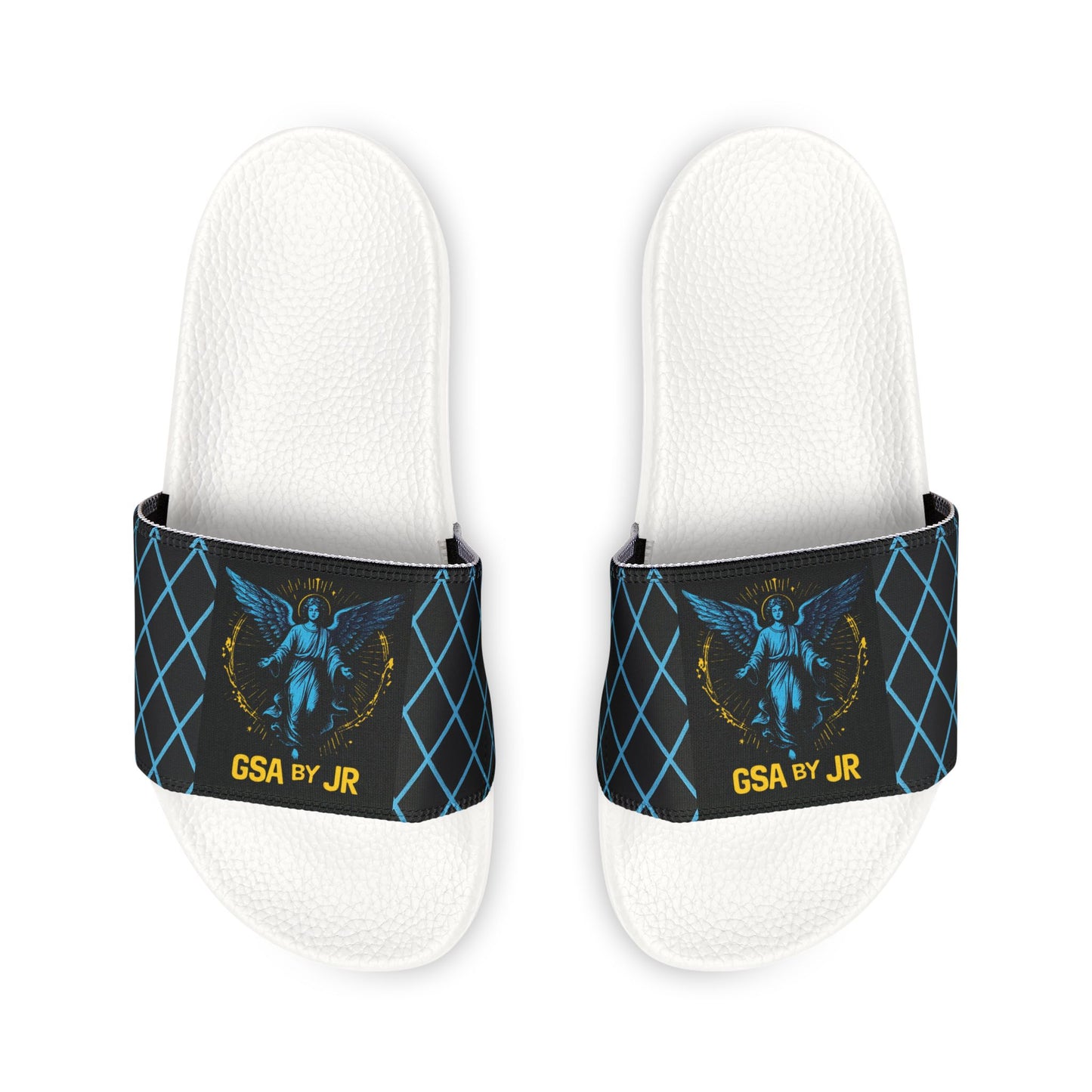 Holy Trinity Slides - Blue & Black