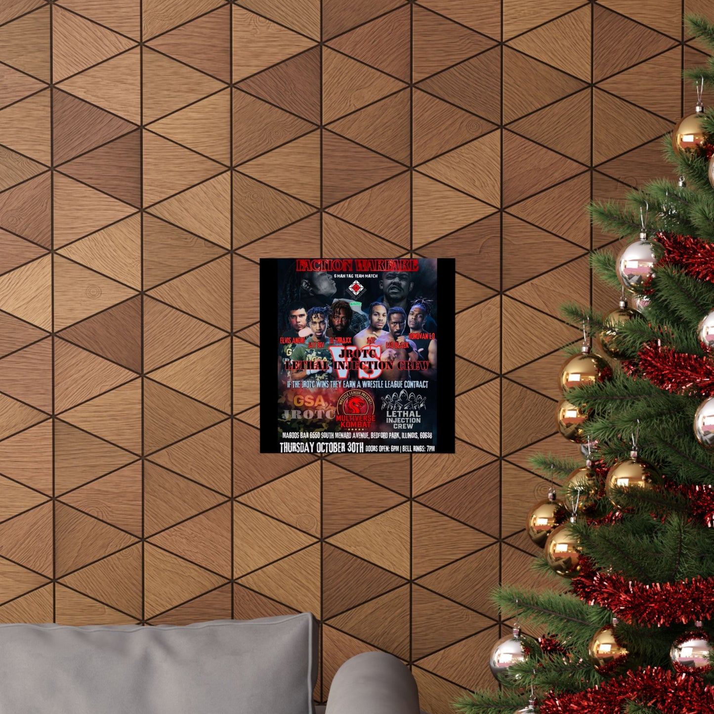 THE JROTC VS LIC POSTER ( Multiverse Kombat ) - Version 2