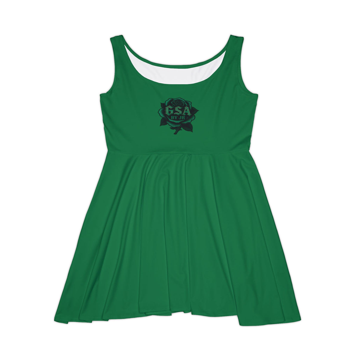 Green Women's Skater Dress