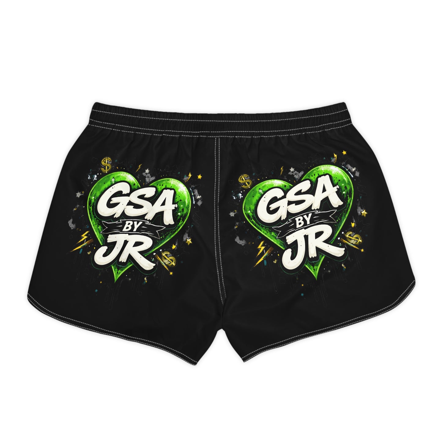 Green Casual Shorts