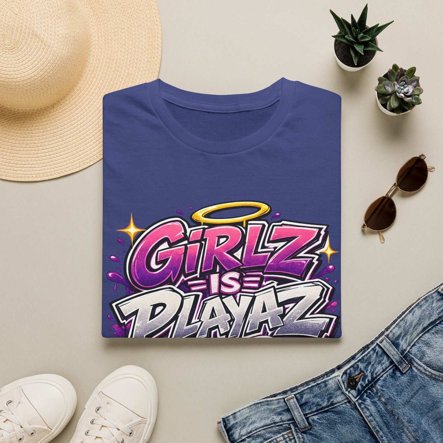 Girlz Is Playaz Too ' Softstyle Tee