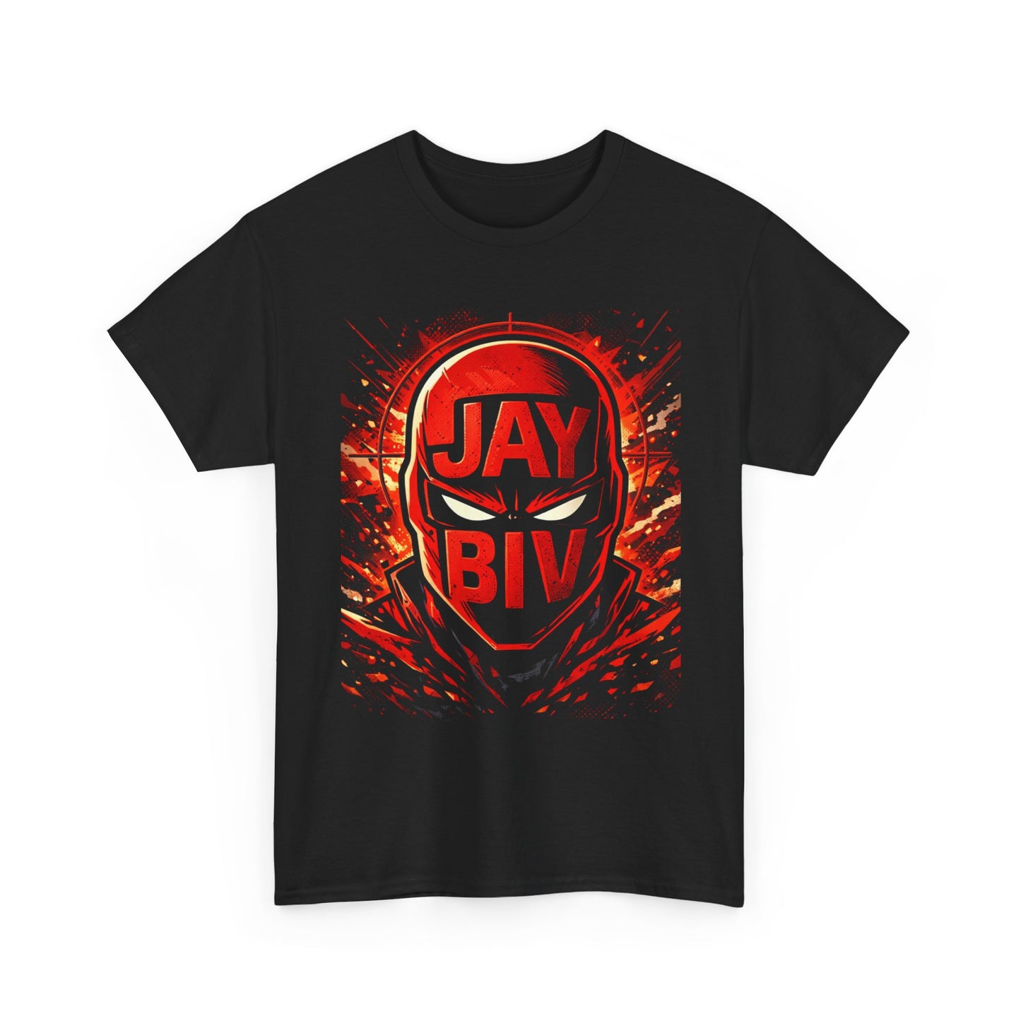 JAY BIV Red Mask Emblem Tee