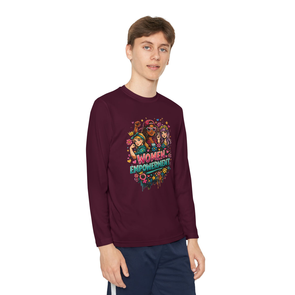 Women Empowerment ' Youth Long Sleeve Tee