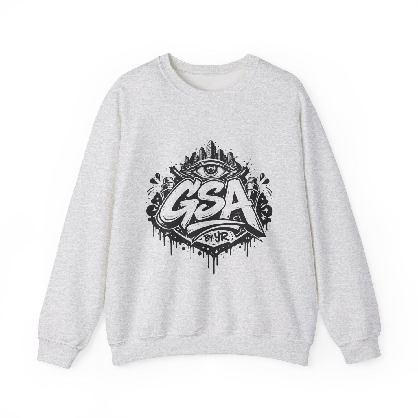 GSA BY JR Graffiti Eye Streetwear Crewneck