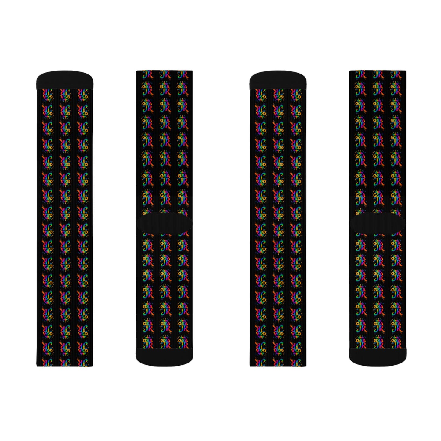 Rainbow Crew Socks