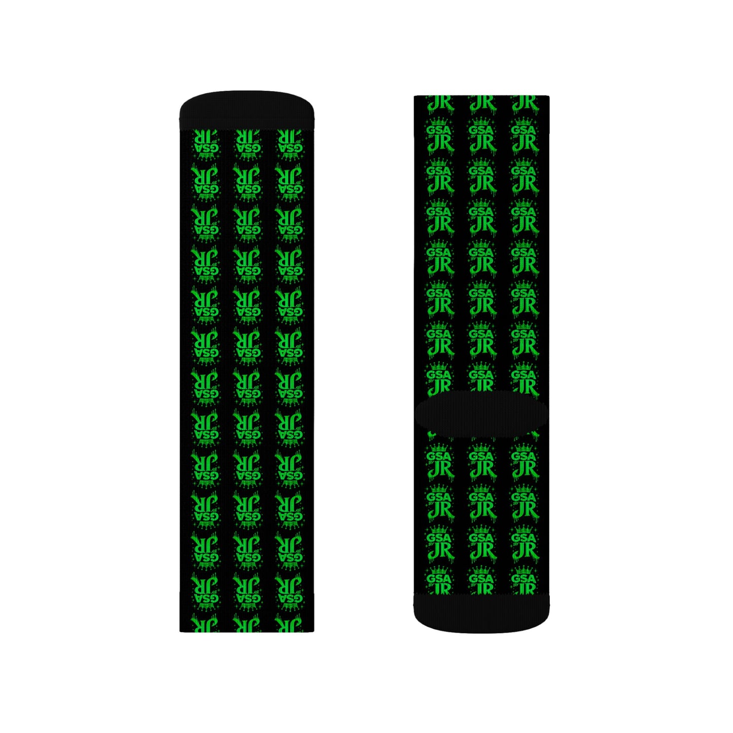 Green Crew Socks