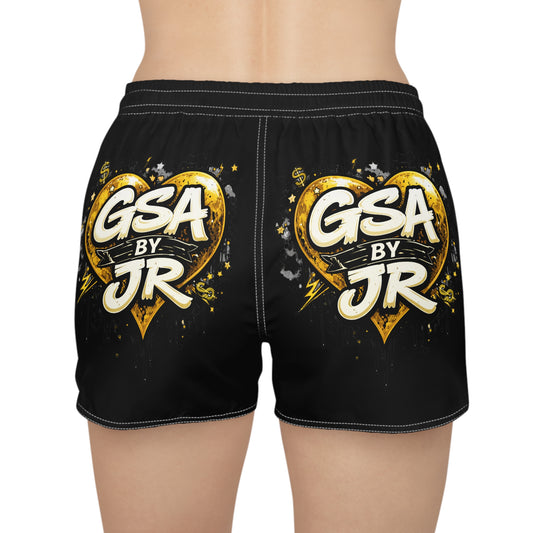 Gold Casual Shorts