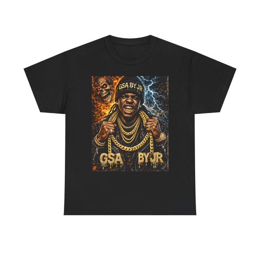 GSA  BY JR Gold Chains Tee