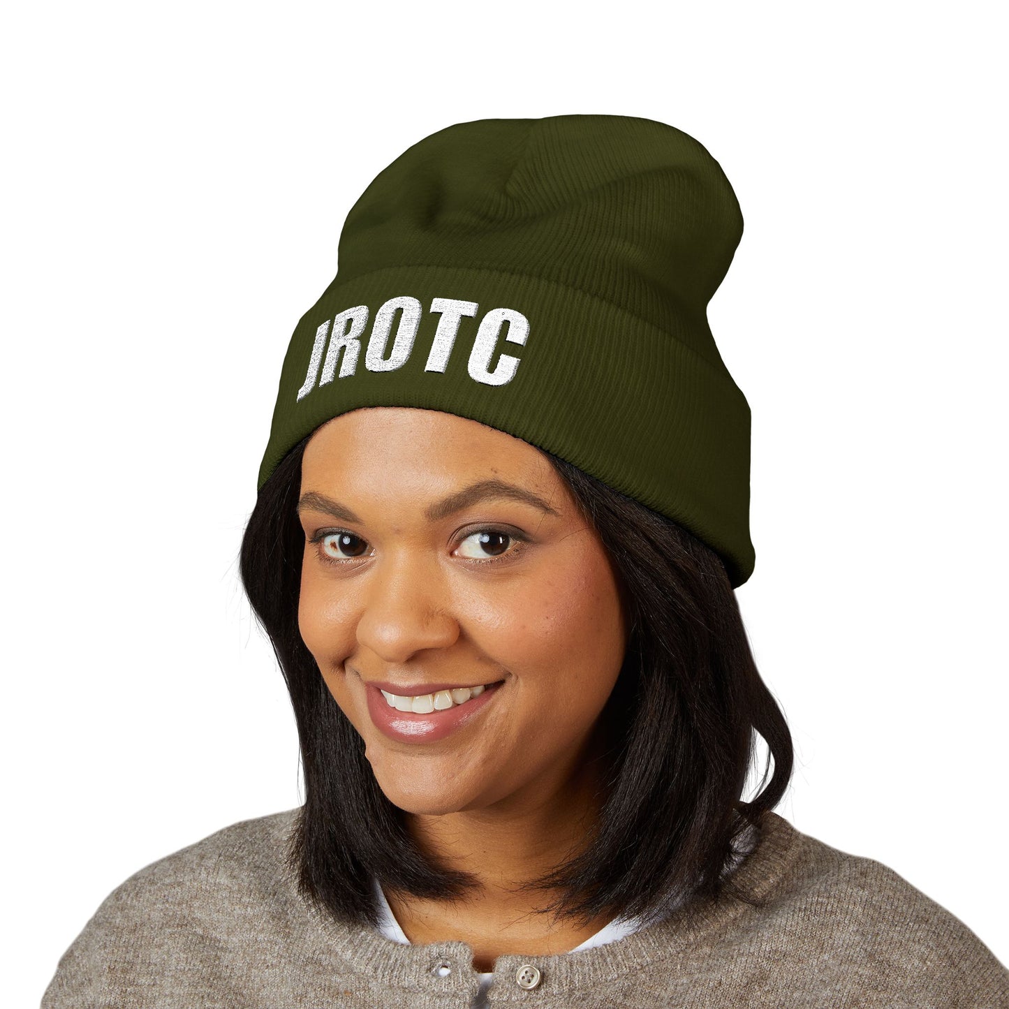 THE JROTC Signature Beanie ( Embroidered )