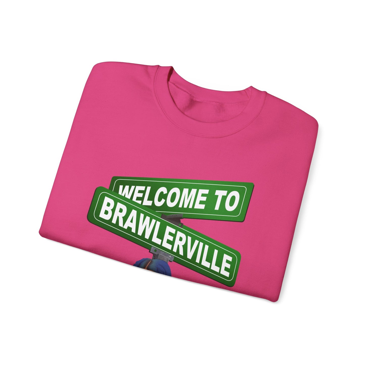 Britany Kay "WELCOME TO BRAWLERVILLE" Crewneck