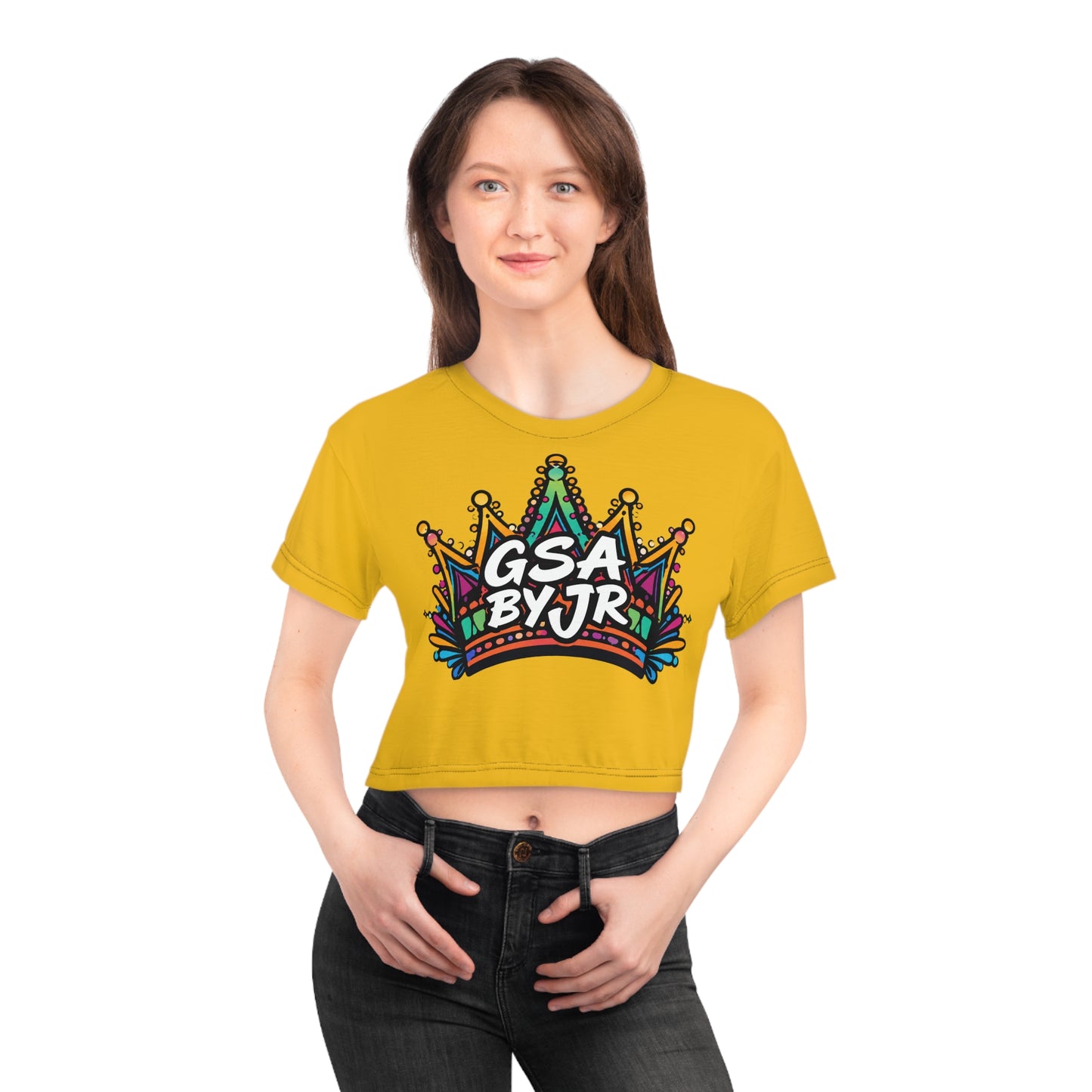 Colorful Tribal Pattern Crop Top