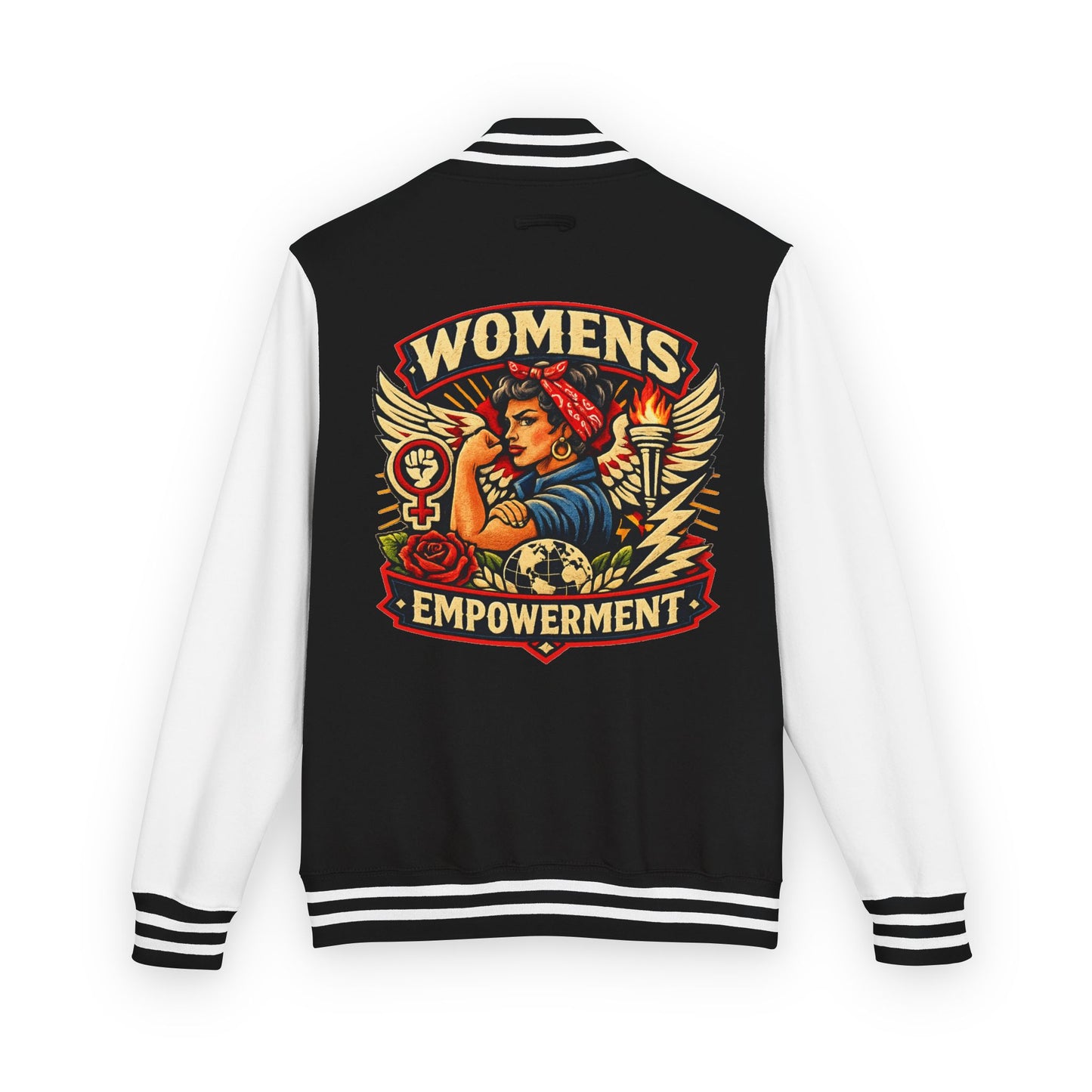 GSA BY JR Women Empowerment Letterman Jacket