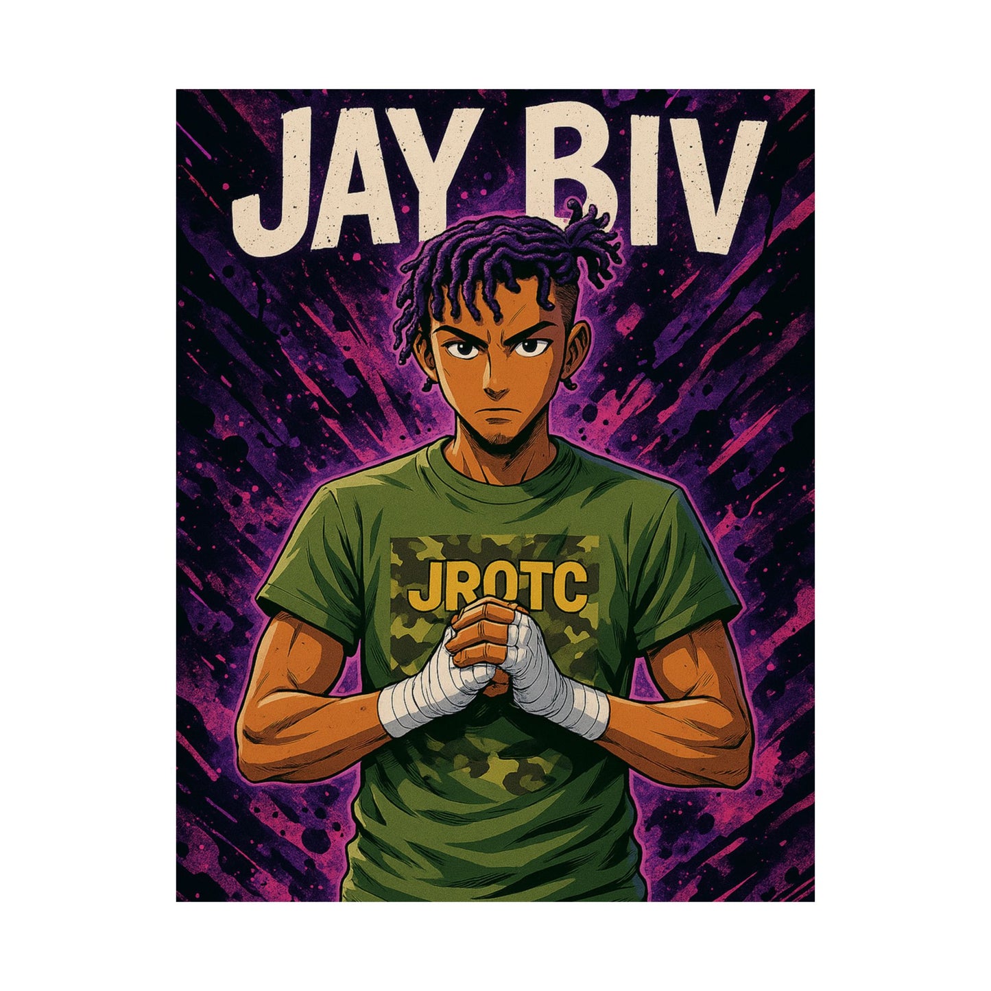 THE JROTC ANIME POSTER: JAY BIV
