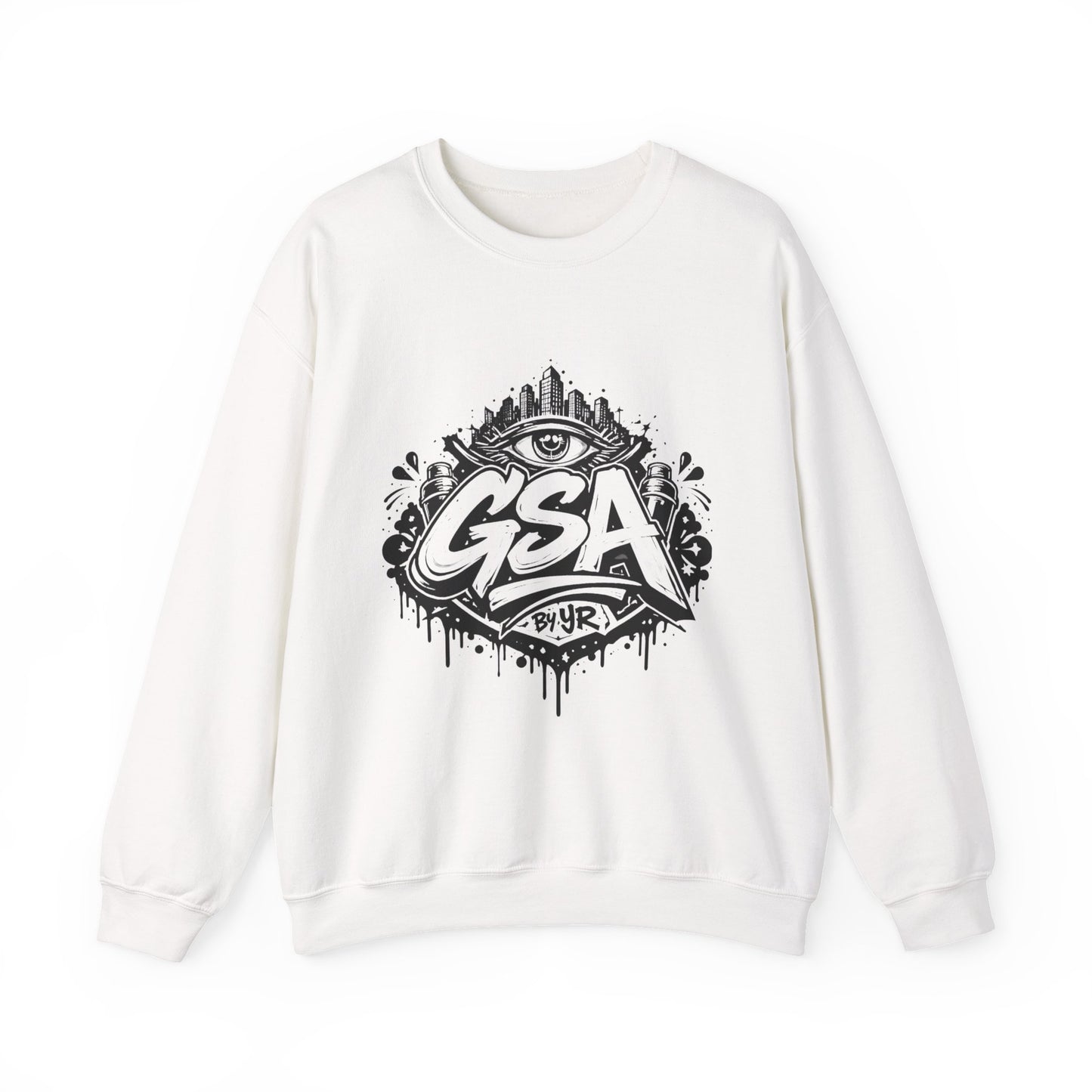 GSA BY JR Graffiti Eye Streetwear Crewneck