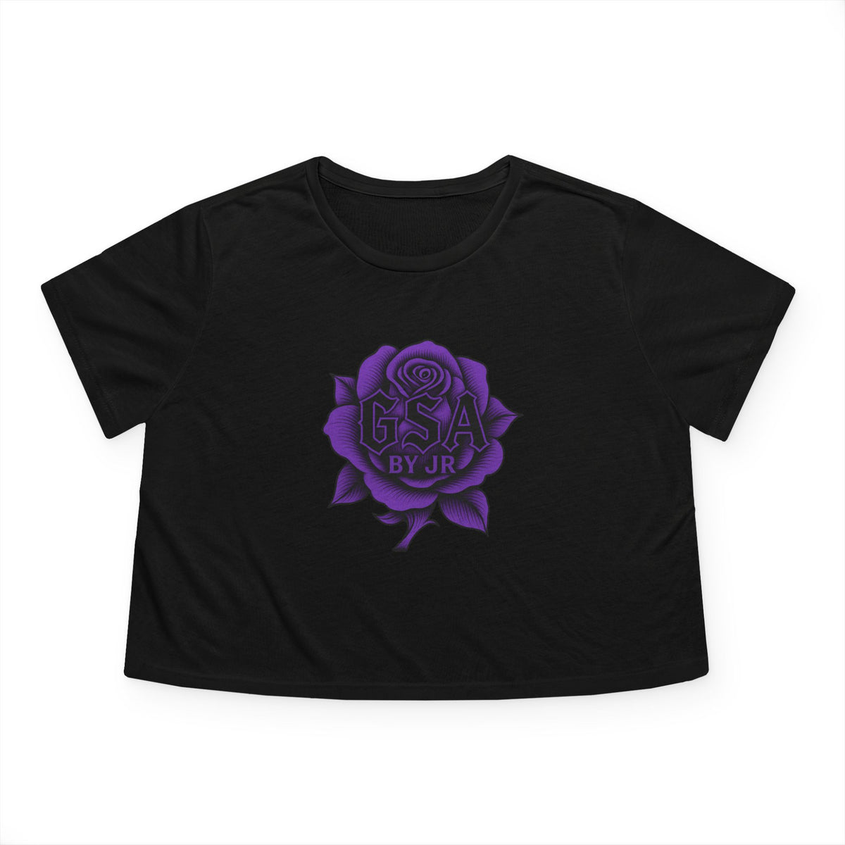 Cropped Tee - Purple GSA