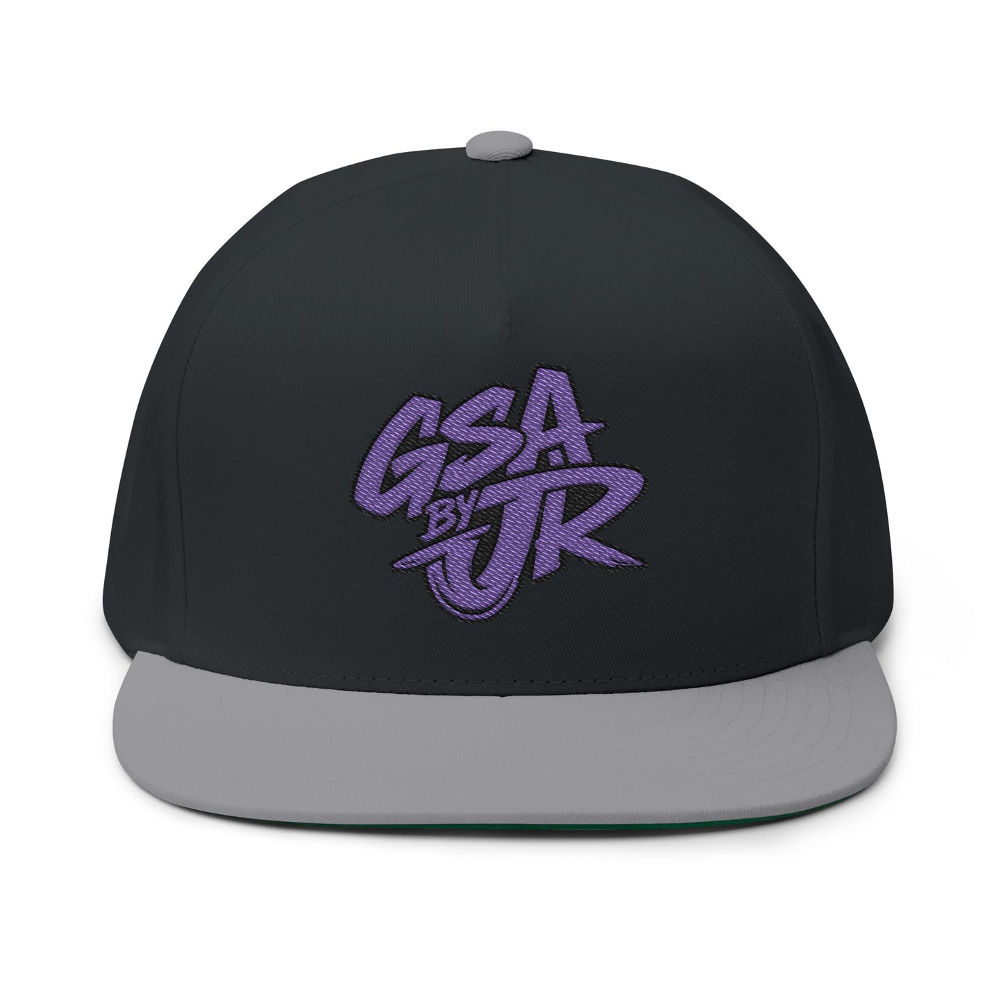 Purple Graffiti Flat Bill Cap