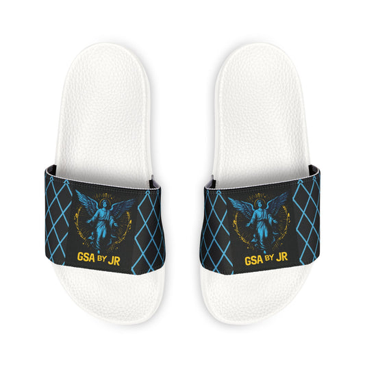 Holy Trinity Slides ( Blue & Black )