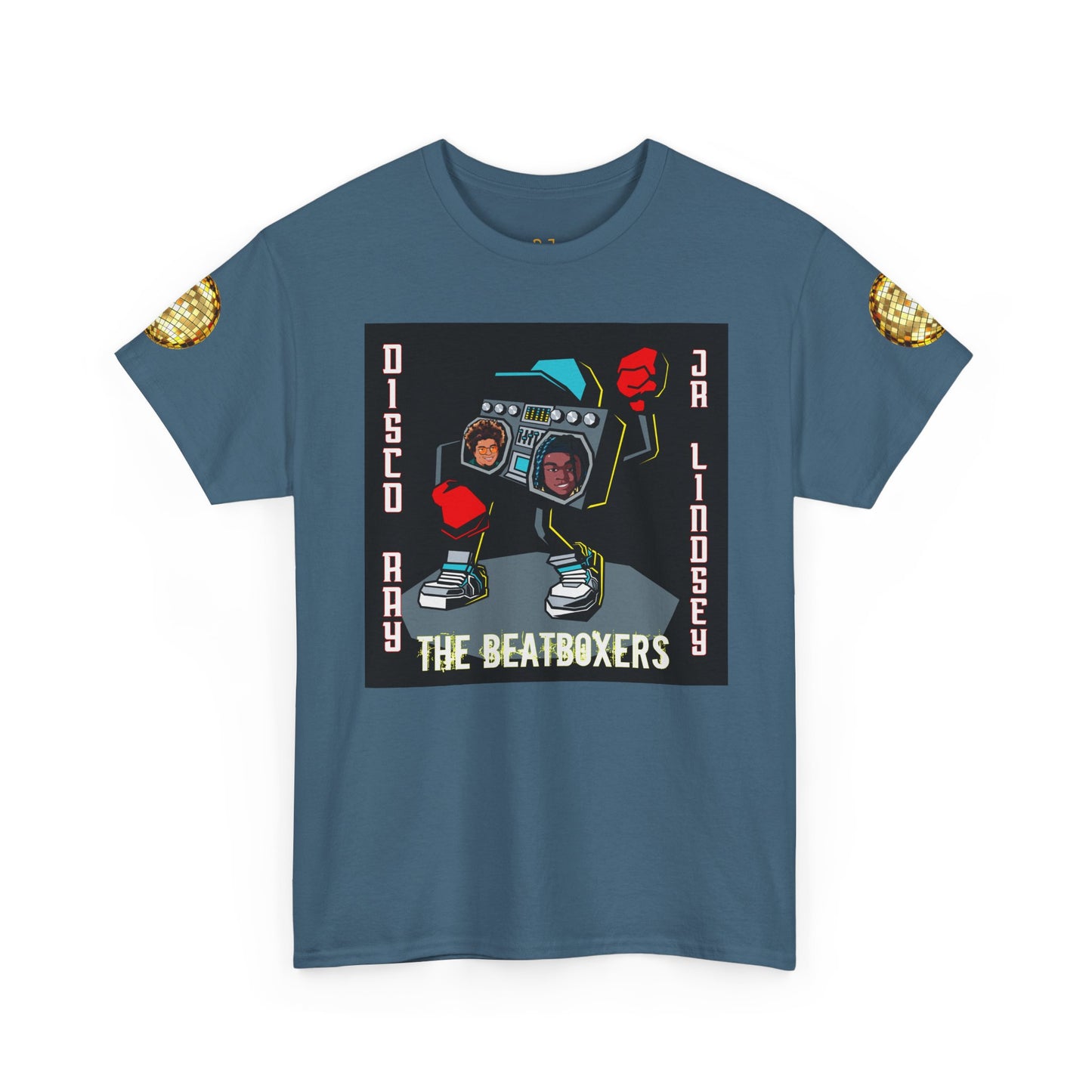 JR LINDSEY & DISCO RAY ' BEATBOXERS TEE