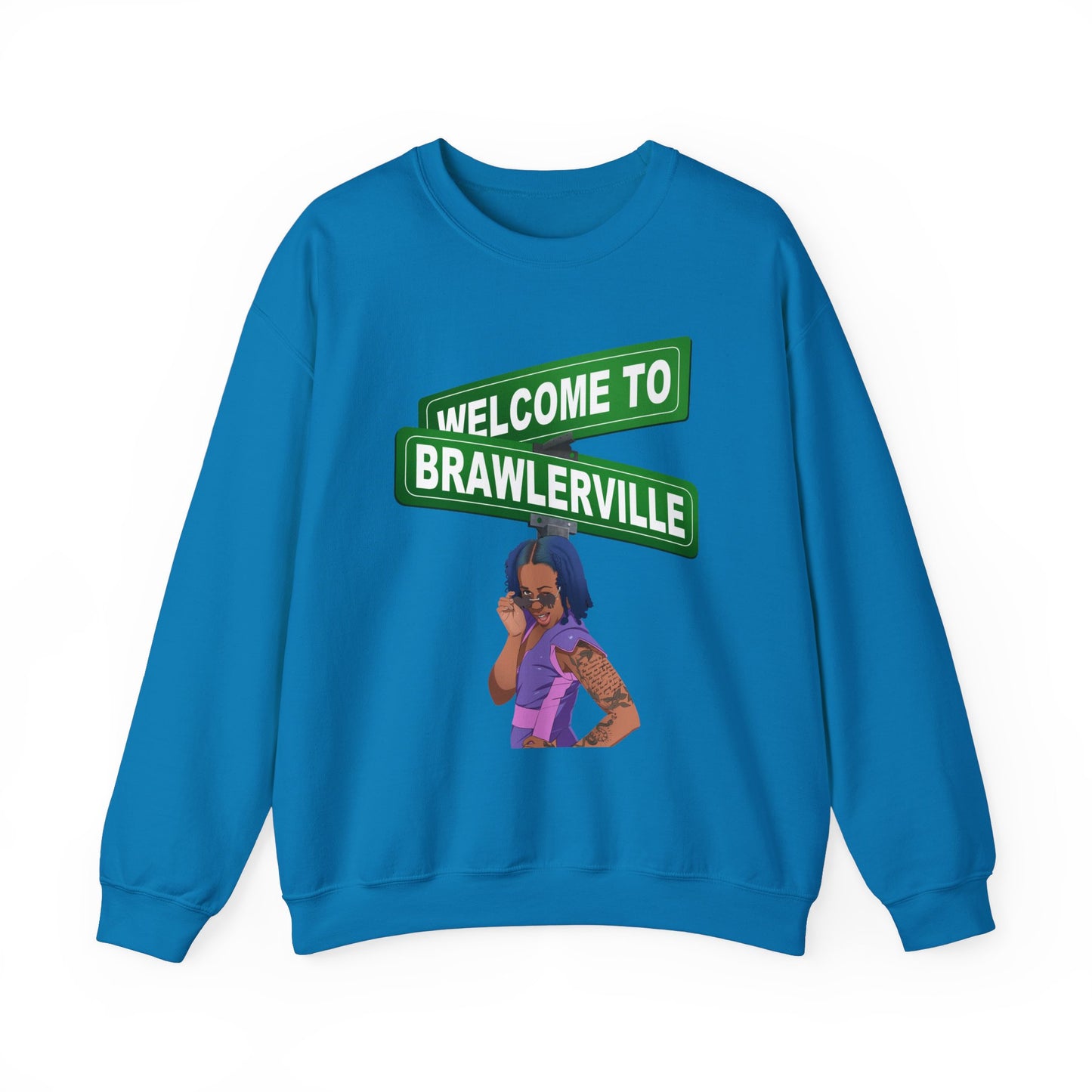 Britany Kay "WELCOME TO BRAWLERVILLE" Crewneck