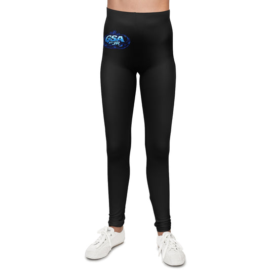 Youth Leggings - Blue/ Black